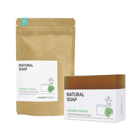 Pureforet Centella Asiatica Natural Soap Side