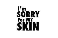 im sorry logo copy IM SORRY FOR MY SKIN